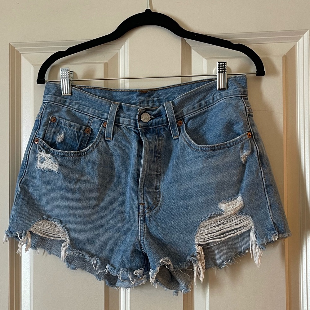 Levi’s 501 Distressed Denim Short